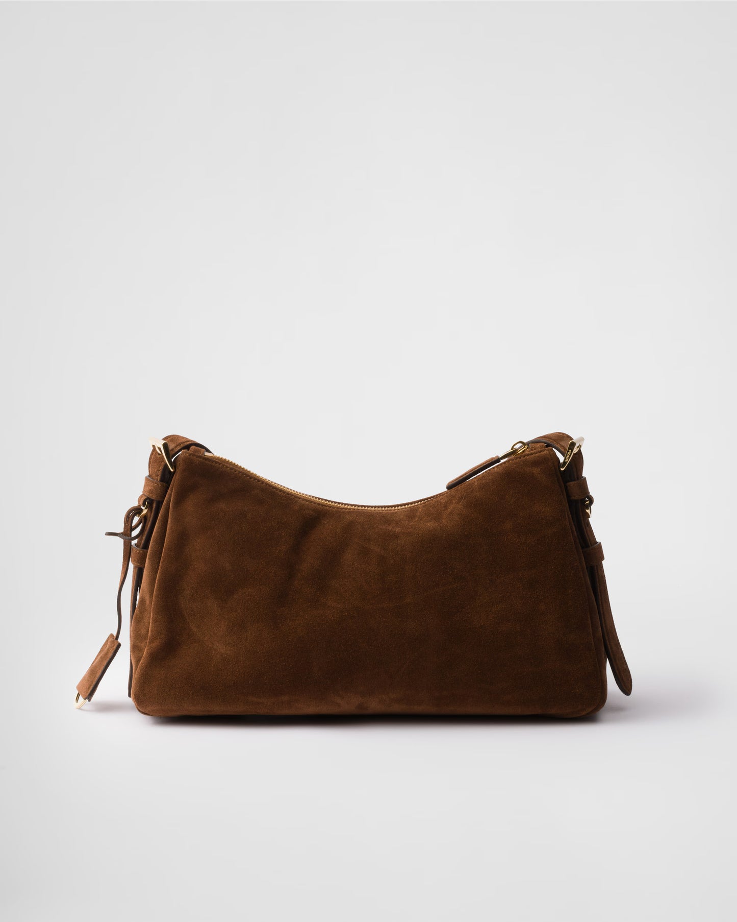 Prada Aimée medium suede shoulder bag