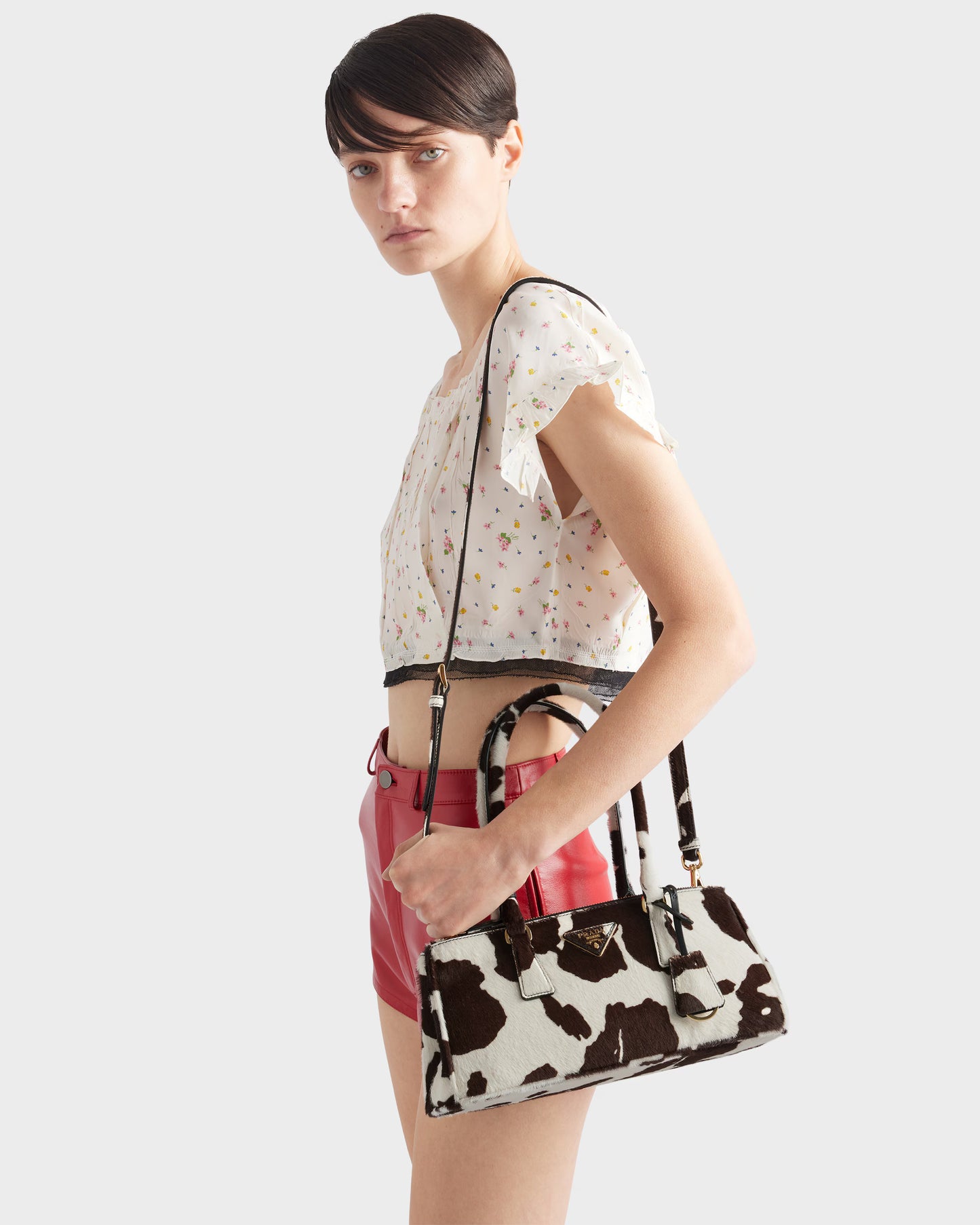 Prada Galleria medium printed leather bag